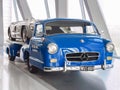 1955 Ã¢â¬ÅBlue WonderÃ¢â¬Â Mercedes-Benz high-speed racing car transporter